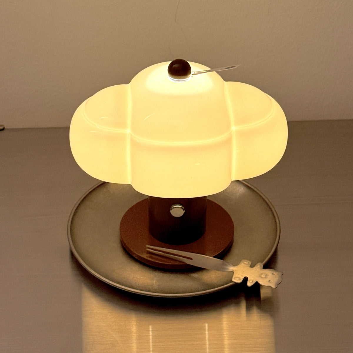 Salt Bread Portable Ceramic Lamp
