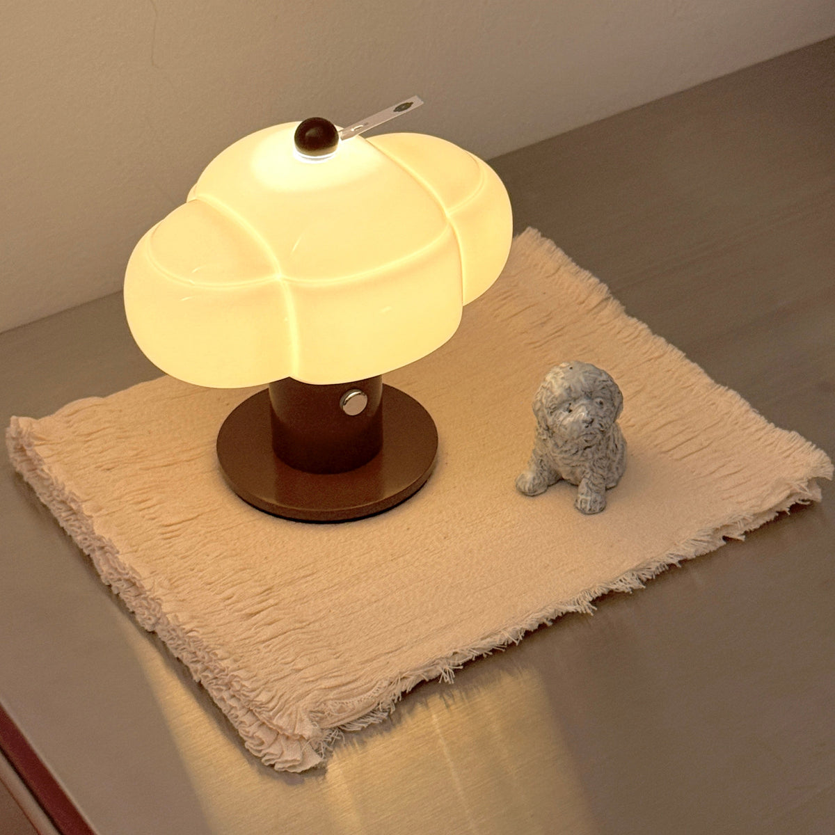 Salt Bread Portable Ceramic Lamp