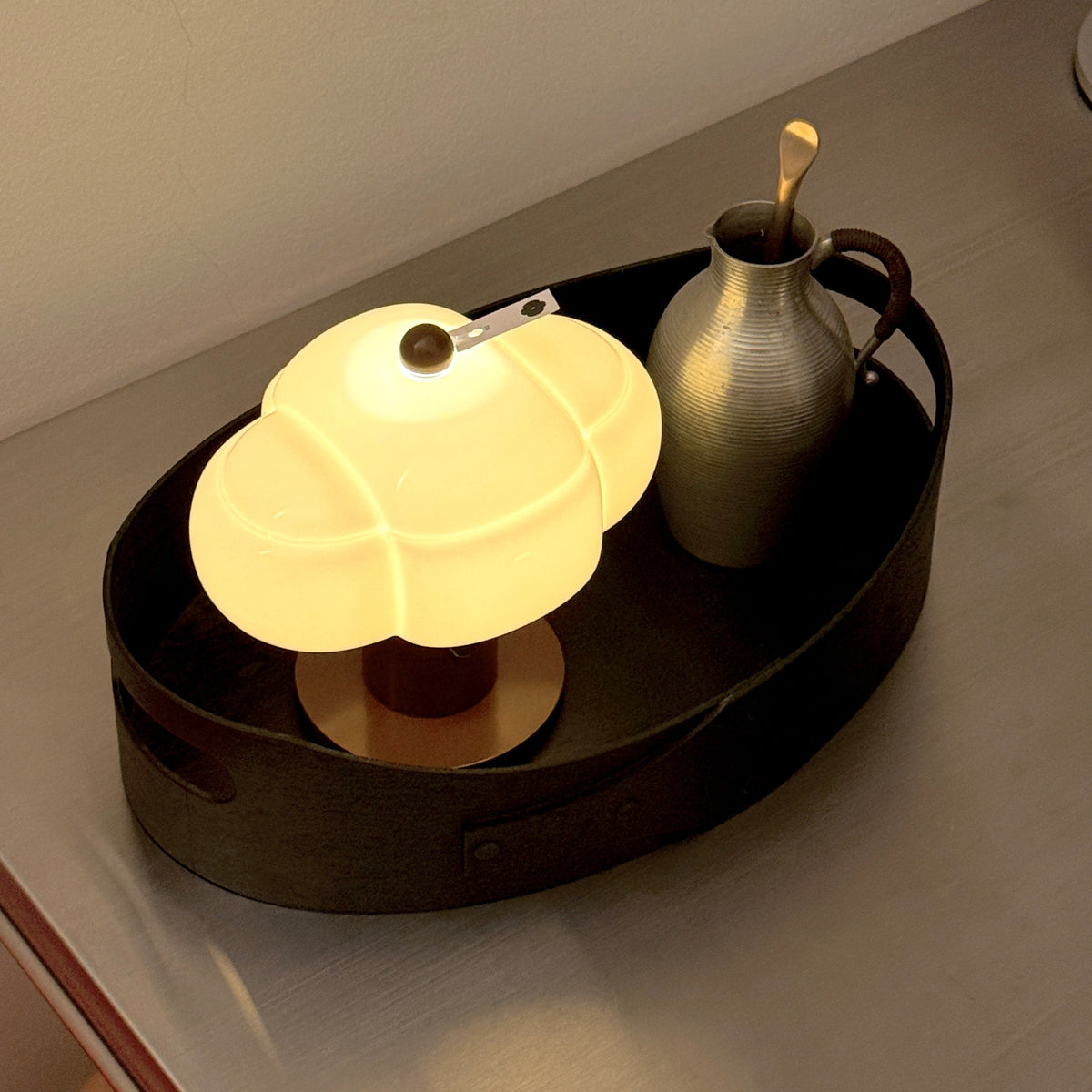 Salt Bread Portable Ceramic Lamp