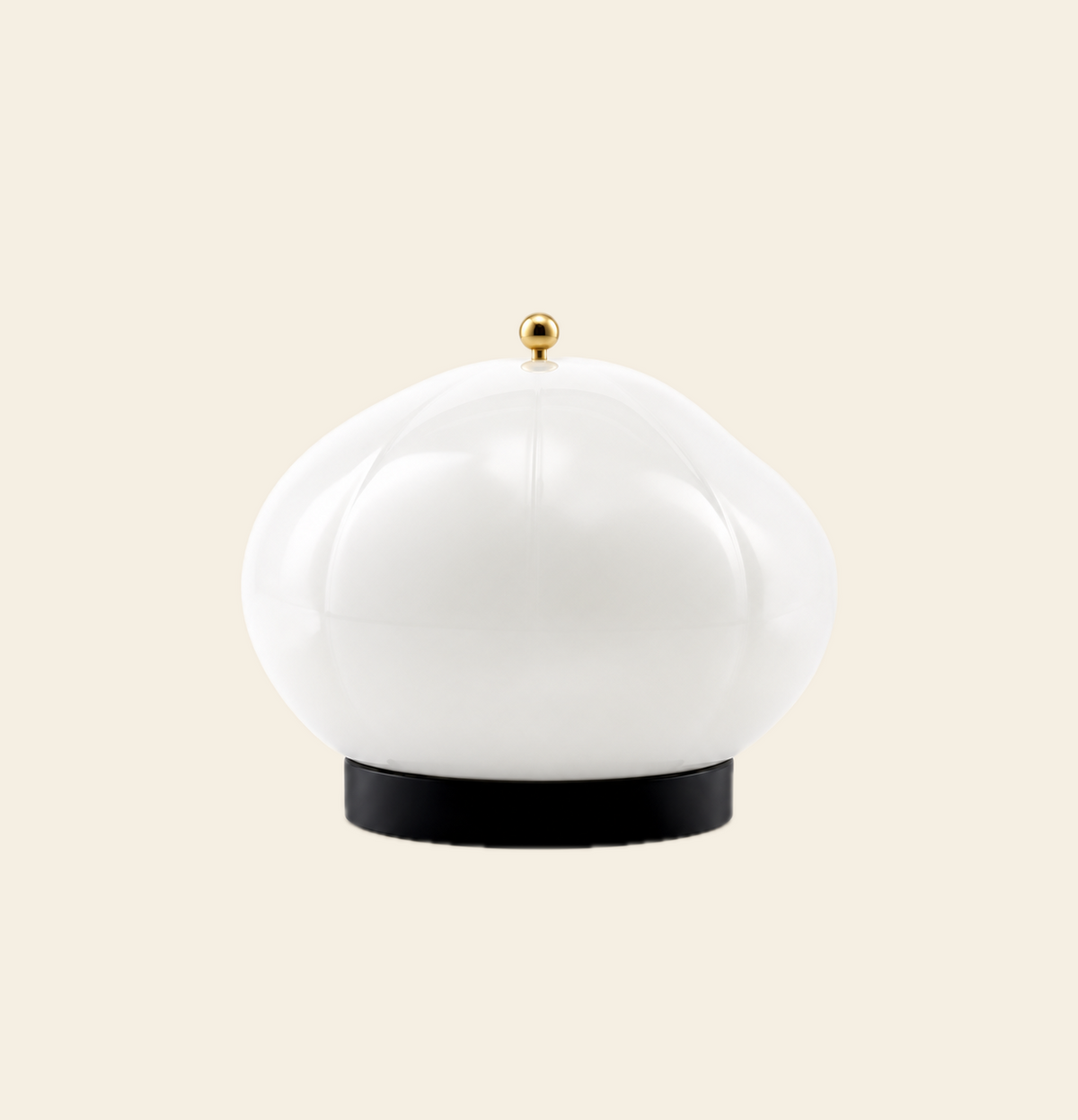 Pumpkin Portable Lamp on Haubon beige background