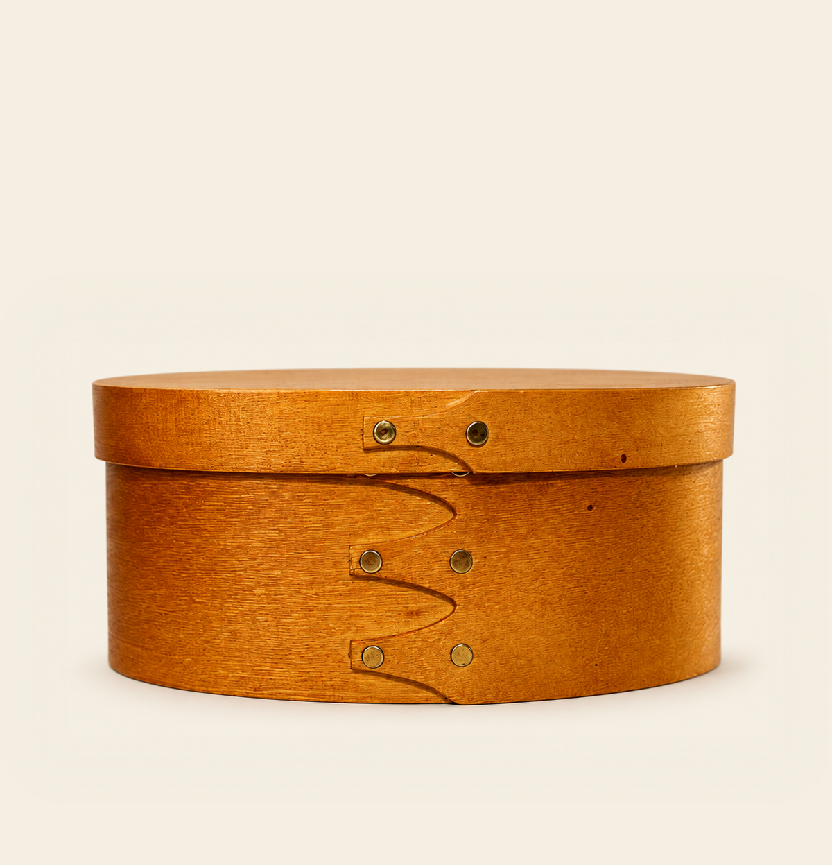 Oval Wooden Shaker Box